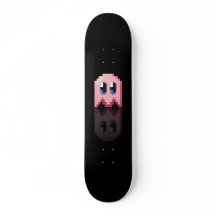 Skateboard fan art Pac-Man phantom black pink