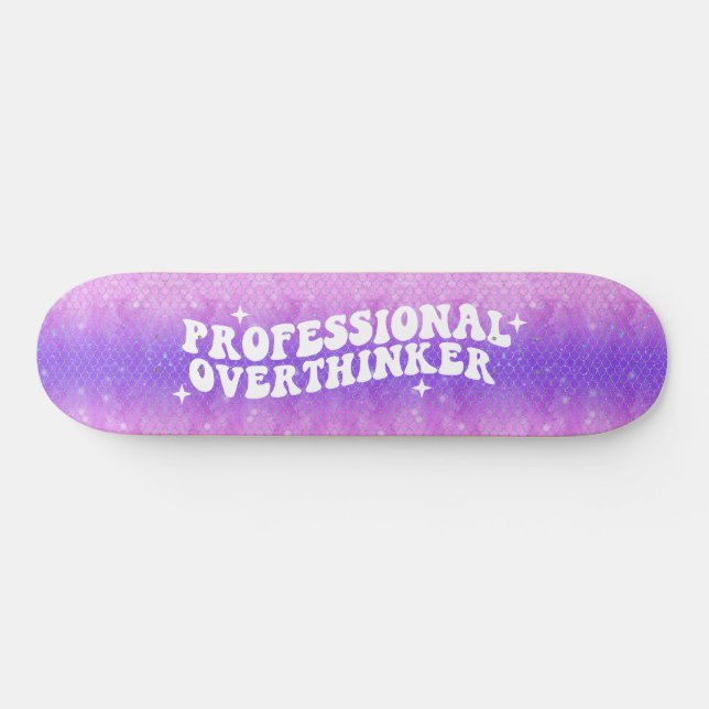 Skateboard Girly Glitter Positive Wording (Horz)