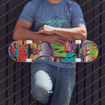 Skateboard Graffiti Style with Name<br><div class="desc">Make this Skateboard Graffiti Style your own by adding your text. To access advanced editing tools,  please go to "Personalize this template" and click on "Details",  scroll down and press the "click to customize further" link. Great Gift Idea for all occasions!</div>