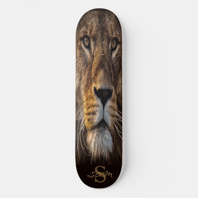 skateboard Great Lion King of Jungle (Front)