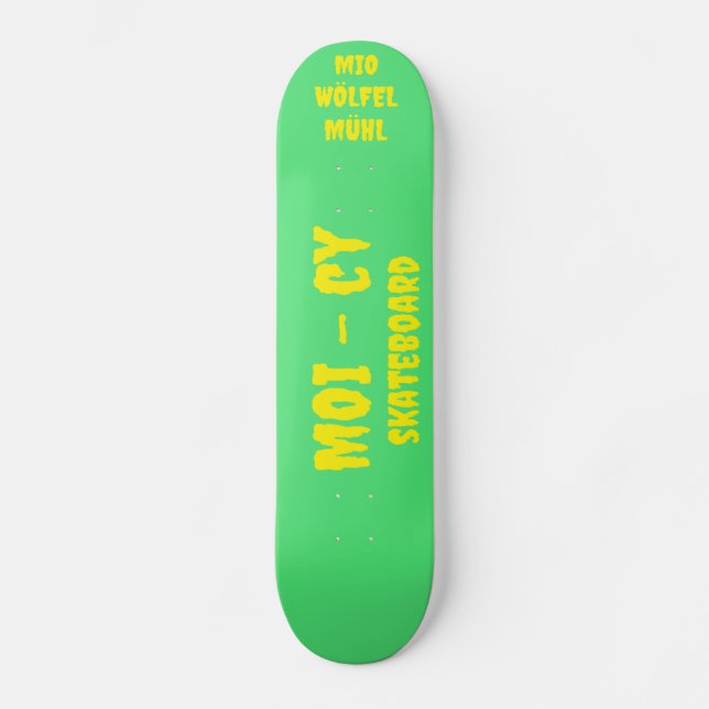Skateboard grün (Front)