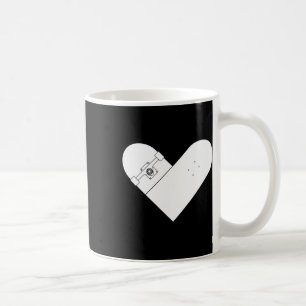 Skateboard Heart - Cheerfully Skateboarding Weeken Coffee Mug