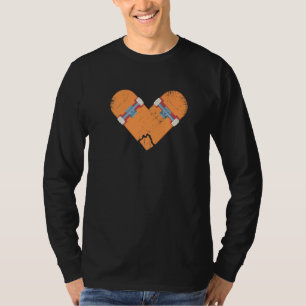 Skateboard Heart Skate Fan Skateboarding Skater Li T-Shirt