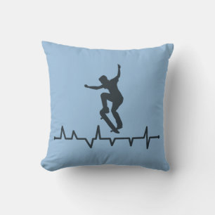 Skateboard Heartbeat Cushion