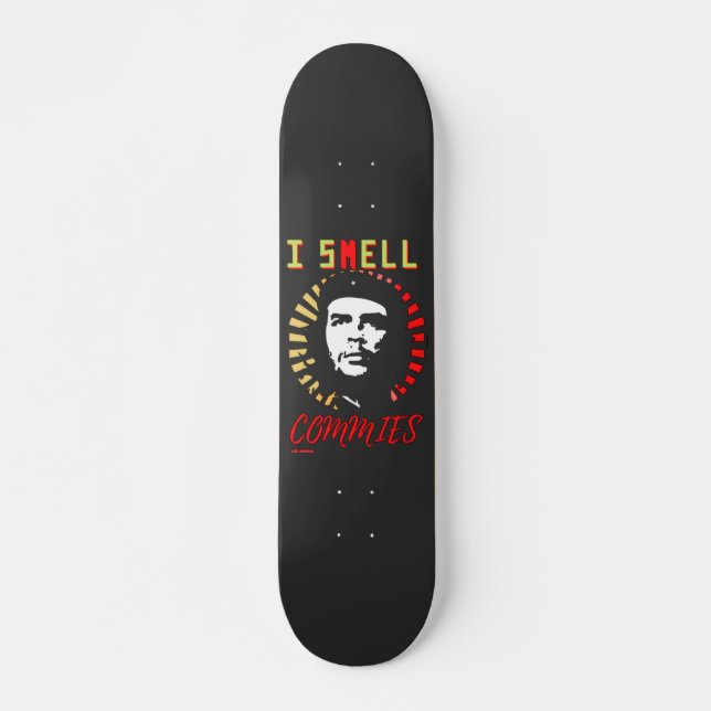skateboard "I SMELL COMMIES" (Front)