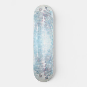 Skateboard Illustration with Shadow People.