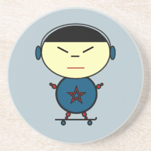 Skateboard Kid Coaster