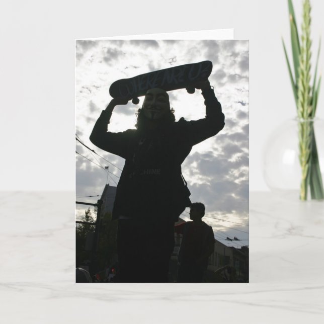 Skateboard King greeting card (Front)