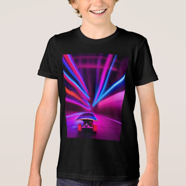 Skateboard legend Tri-Blend shirt (Front)
