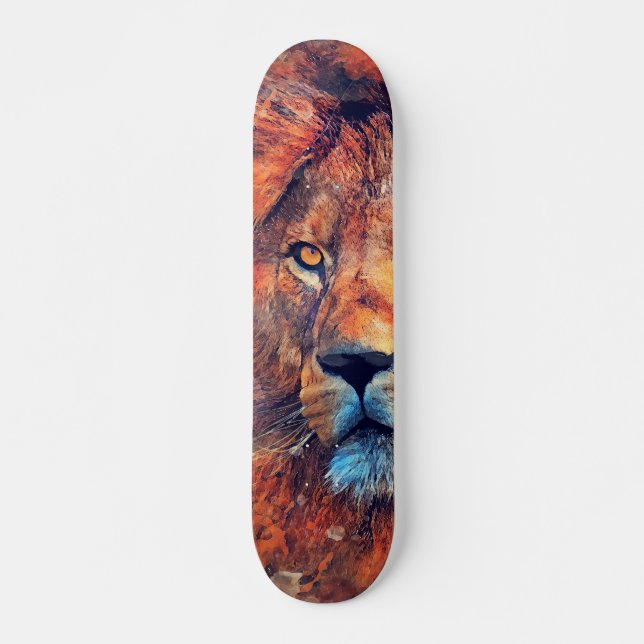 Skateboard lion #lion #skateboard (Front)