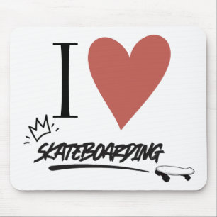 Skateboard Modern I love skateboarding Case-Ma Mouse Mat