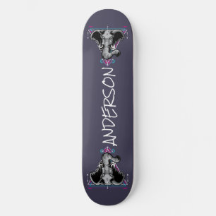 skateboard Personalised Elephant Head Sacred 