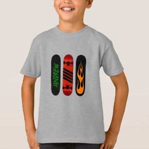 Skateboard Personalised T-Shirt