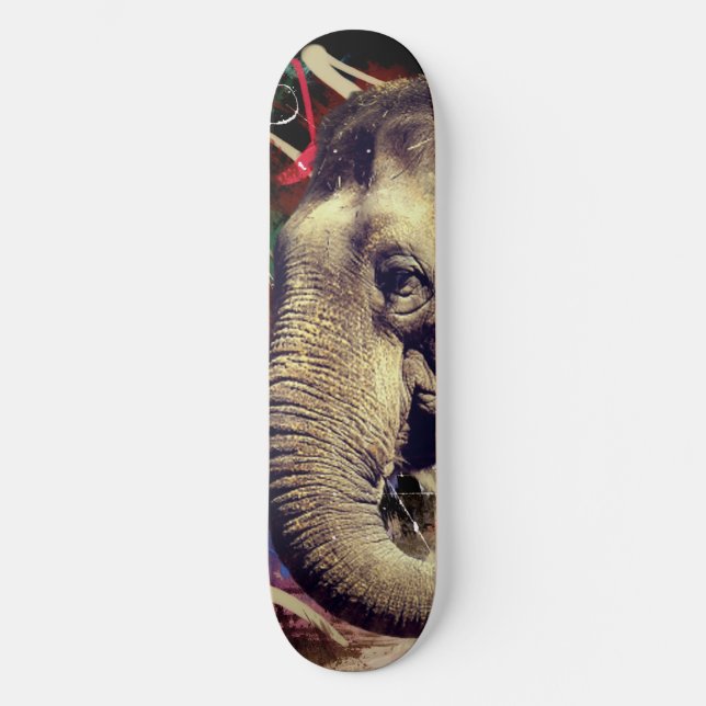 Skateboard Personalised URBAN Elephant (Front)