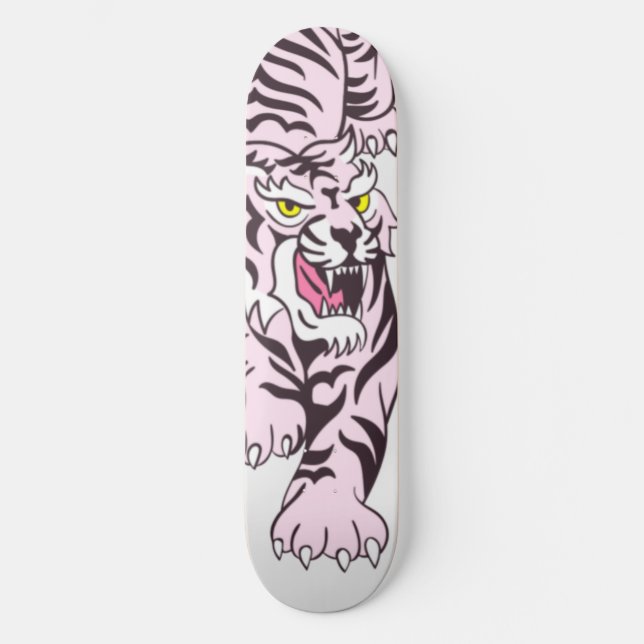 Skateboard Pink Tiger (Front)