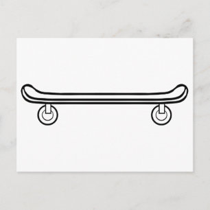 Skateboard Postcard