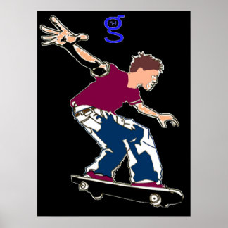 Skateboard Poster from I'm G Skateboards