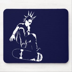skateboard punk mouse mat