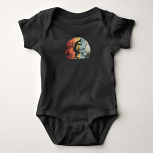 Skateboard Retro Baby Bodysuit