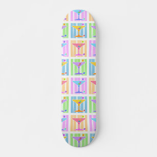 Skateboard - Retro Pop Art Martinis