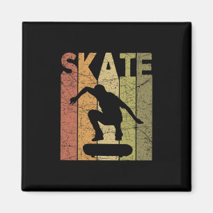 Skateboard Retro Skateboarding Lover Designs Uni-a Magnet