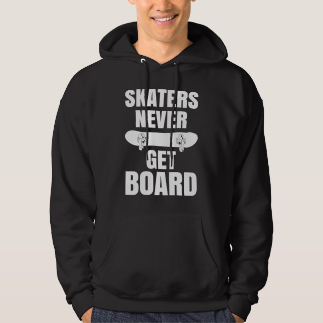 Skateboard  Retro Skating Skateboarding Halfpipe S Hoodie (Front)