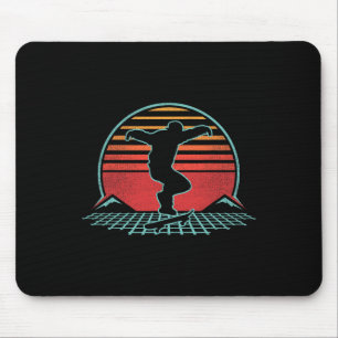Skateboard Retro Vintage 80s Style Skateboarder Gi Mouse Mat