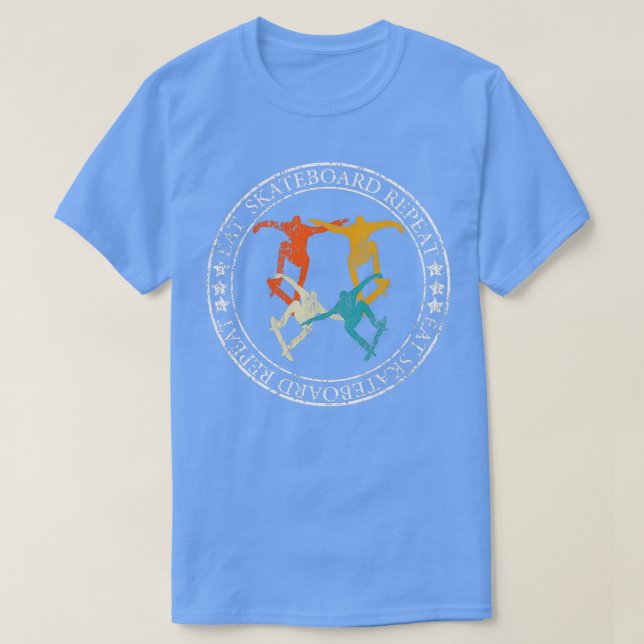 skateboard Retro Vintage Gift T-Shirt (Design Front)