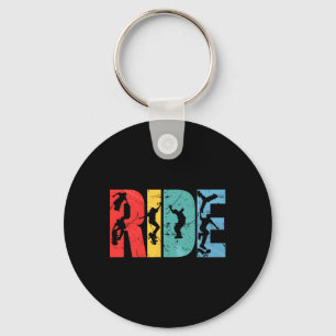 Skateboard Ride Skateboarding Extreme Sport Skateb Key Ring
