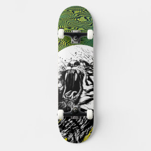 Skateboard ROARING TIGER AND PSYCHEDELICS