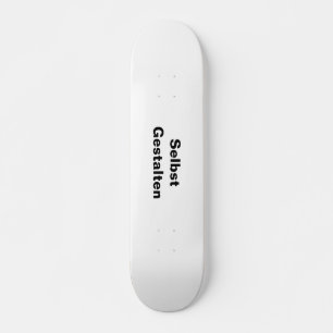 Skateboard Selbst Gestalten - Vorlage