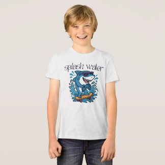 Skateboard Shark – Cool Shark with Sunglasses Ridi Tri-Blend Shirt