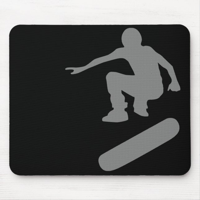 skateboard. silhouettes. mouse mat (Front)