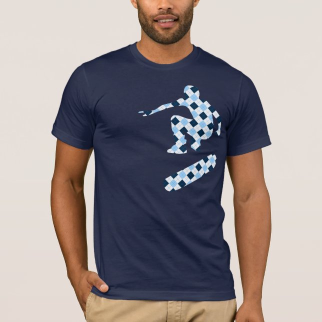 skateboard silhouettes. T-Shirt (Front)