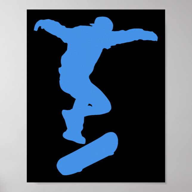 Skateboard Skateboarder  Poster (Front)