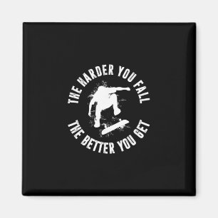 Skateboard Skateboarder - Skateboarding Skater 2 Magnet