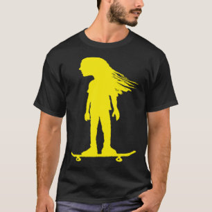 Skateboard Skateboarder Teen Tween Girl Skater Oll T-Shirt