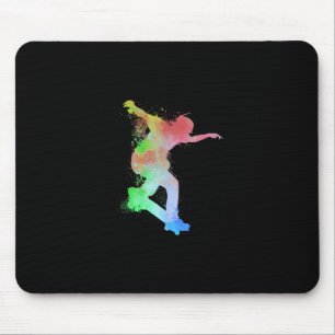 Skateboard Skateboarder Watersplash Skater - Skate Mouse Mat