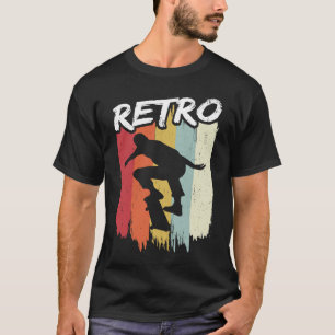 Skateboard Skateboarding Skater Vintage Retro Boar T-Shirt