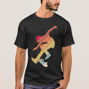 Skateboard Skateboarding Skater Vintage Retro Boar T-Shirt