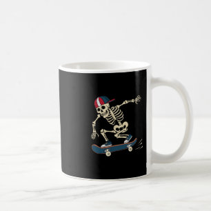 Skateboard Skeleton Halloween Skateboarding Skater Coffee Mug