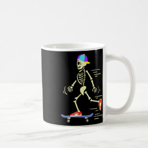Skateboard Skeleton Skateboarding Coffee Mug