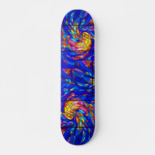 Skateboard-Stained Glass-J&R Lamb Studios 3 Skateboard