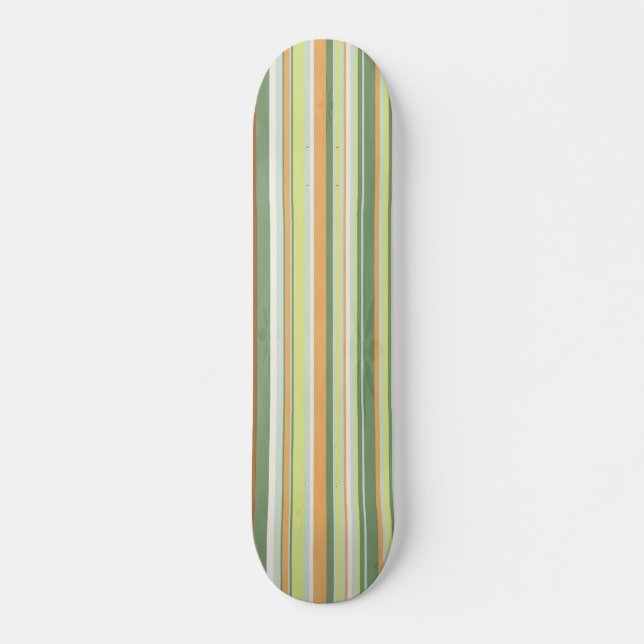 Skateboard striped surfboard style customizeable (Front)
