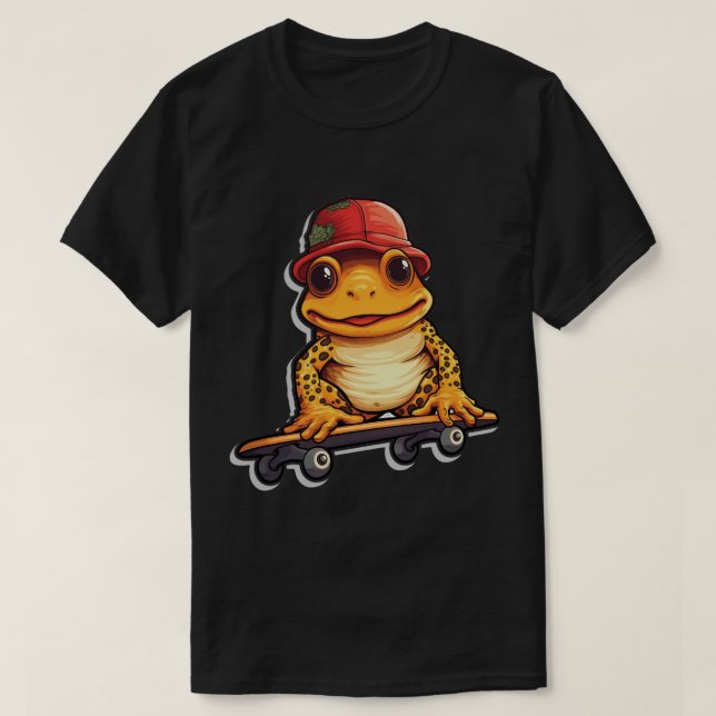 Skateboard Toad  T-Shirt (Design Front)