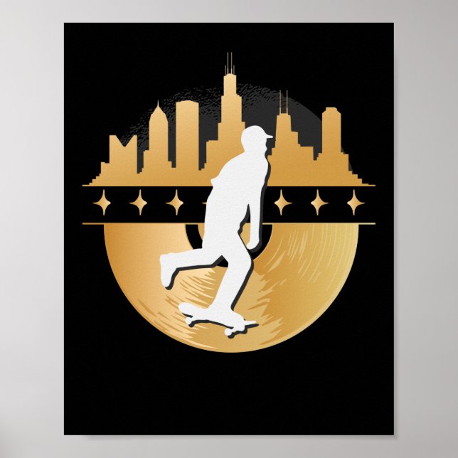 Skateboard, Urban & Lifestyle Poster (Front)