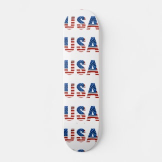 Skateboard USA flag worldcup