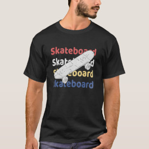 Skateboard Vintage Retro Graphic T-Shirt