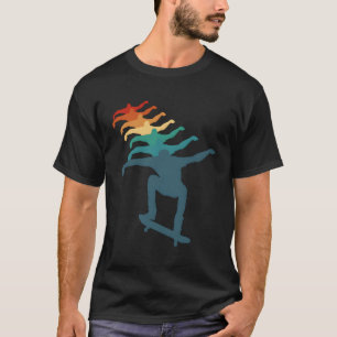 Skateboard Vintage Retro Skater And Skateboarding  T-Shirt