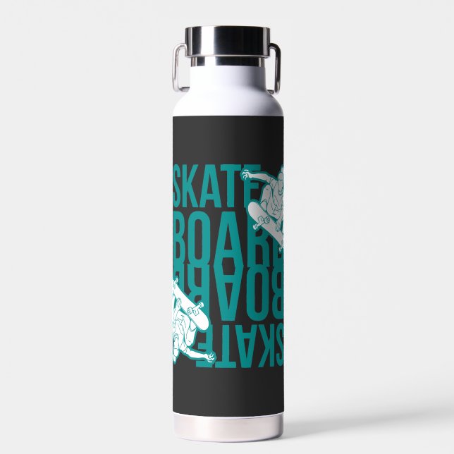 skateboard water bottle (Front)